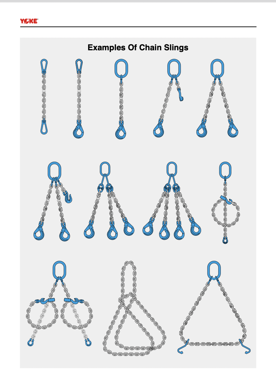 Yoke G100 Chain Slings